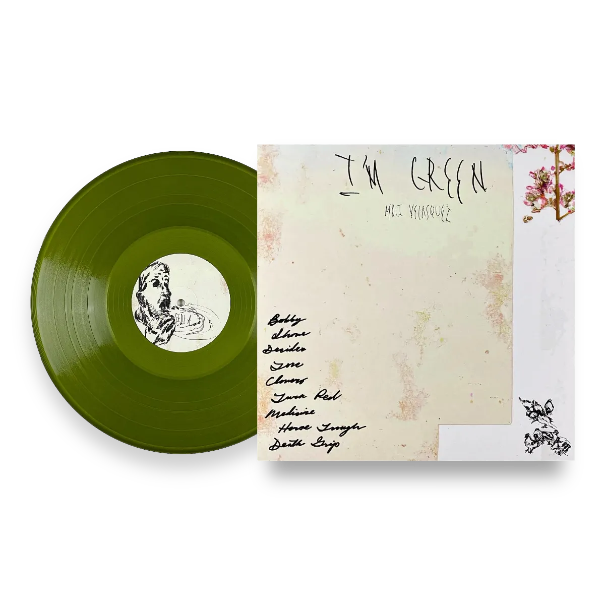 Mali Velasquez I'm Green vinyl skoggrønn LP