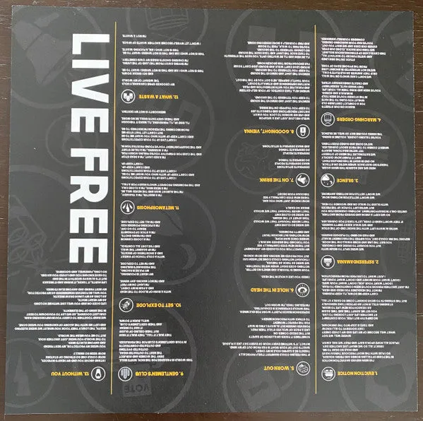 Get It Together Live Free LP vinyl 300 opplag brukt