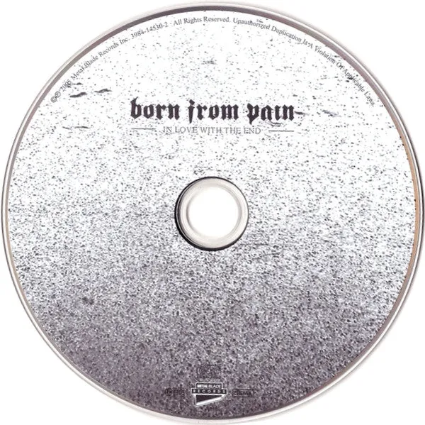 Born From Pain In Love With The End CD+DVD brukt hardcore