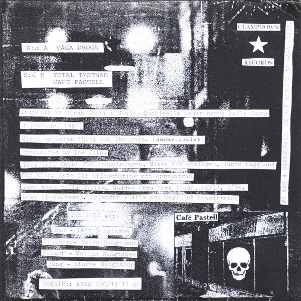 The Join Total Tystnad 7" singel vinyl brukt