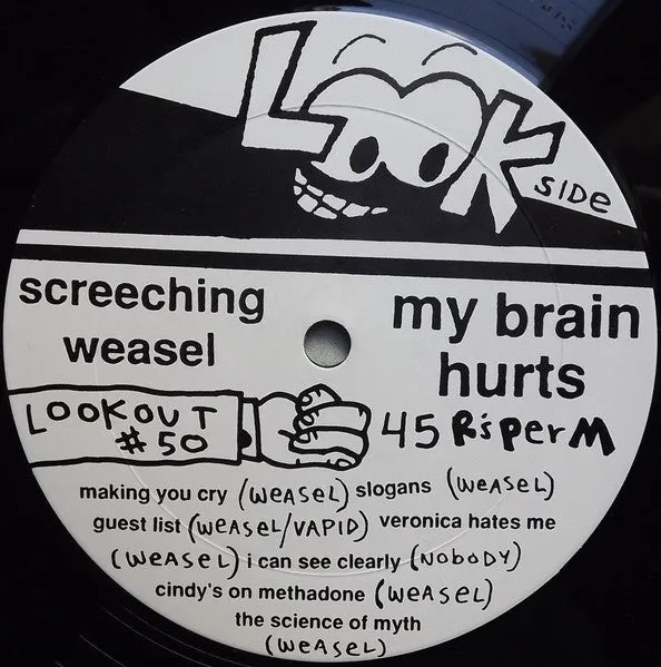 Screeching Weasel My Brain Hurts LP brukt vinyl Lookout