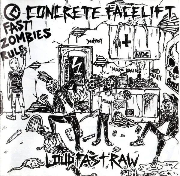 Concrete Facelift Loud Fast Raw CD brukt VG+