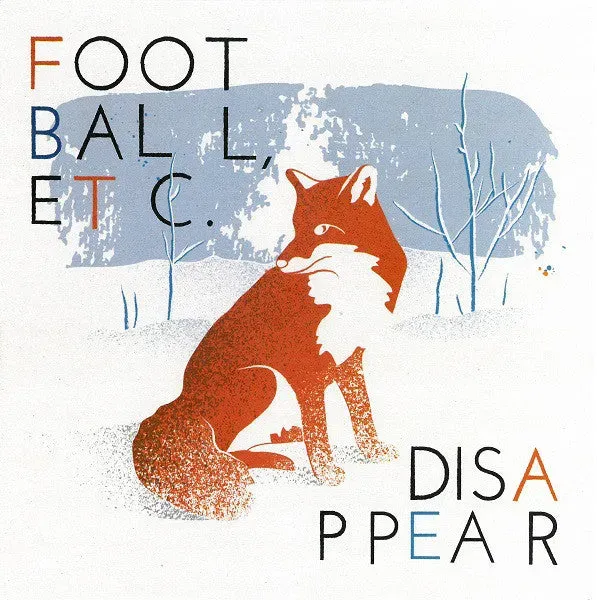 Football Etc. Disappear 7" svart vinyl indierock