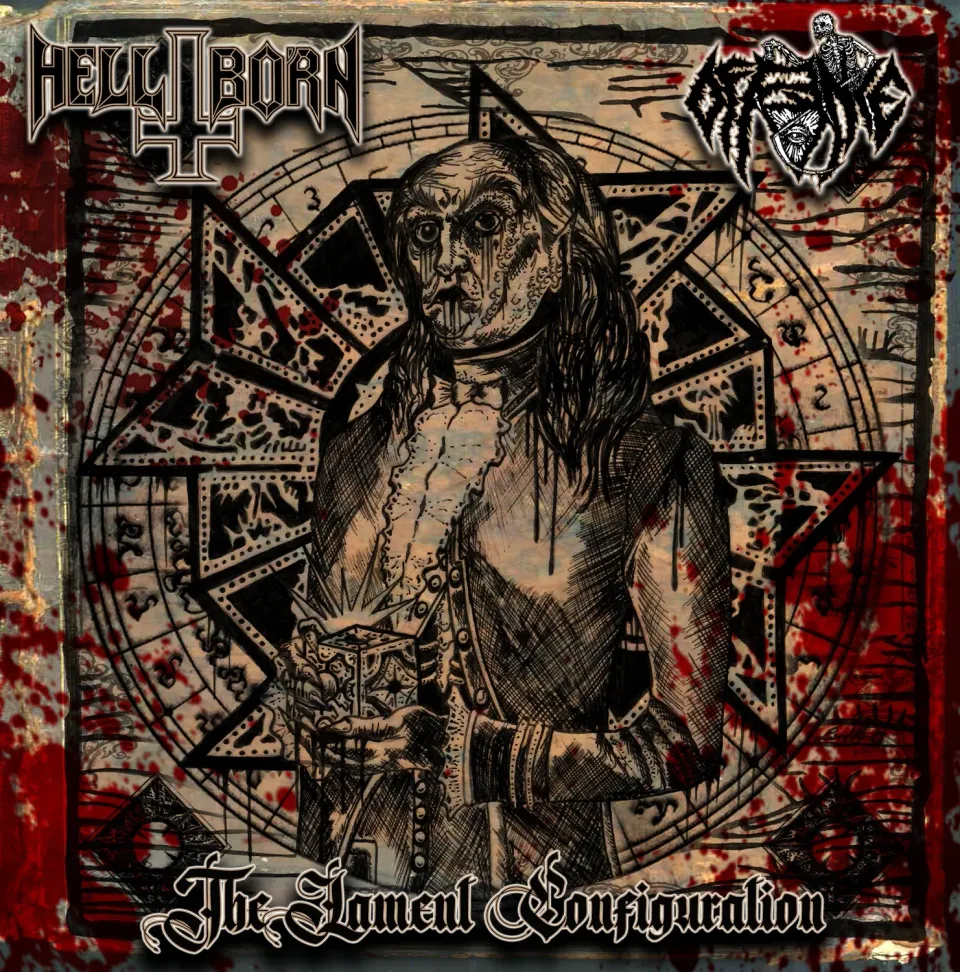 Hell-Born Hellbound Hearts split 7" EP vinyl thrash metal