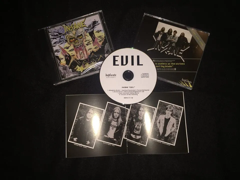 Insane Evil CD jewelcase thrash metal