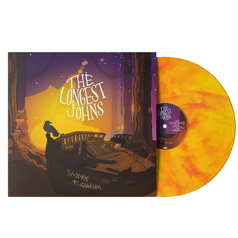 The Longest Johns Smoke and Oakum farget vinyl LP limited opplag