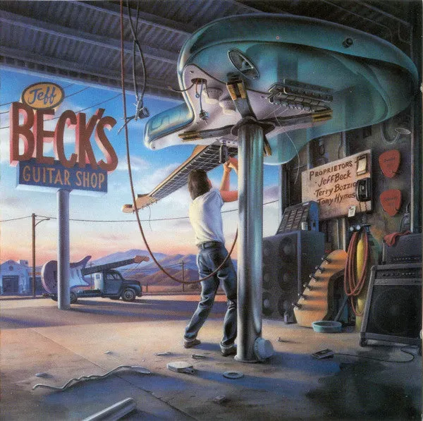 Jeff Beck Guitar Shop CD album brukt fusion