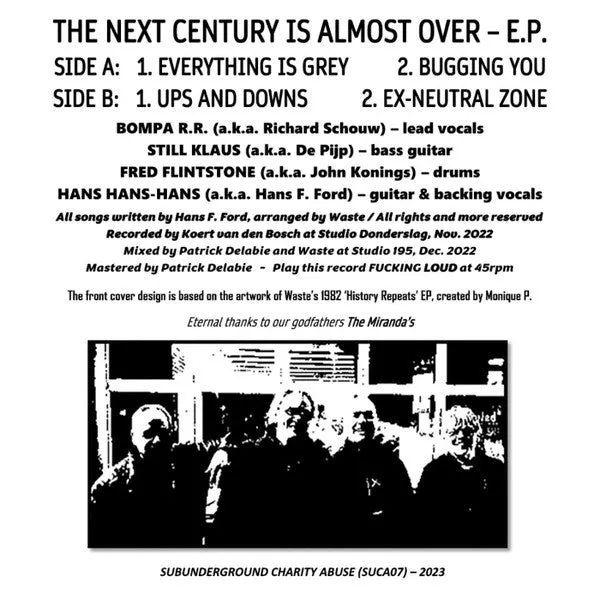 Waste Next Century Almost Over 7" EP brukt