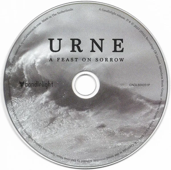 Urne A Feast On Sorrow CD album brukt sludge metal