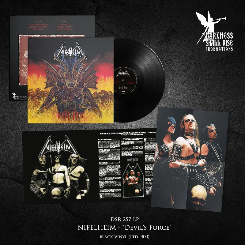 Nifelheim Devil’s Force LP svart vinyl 400 eks