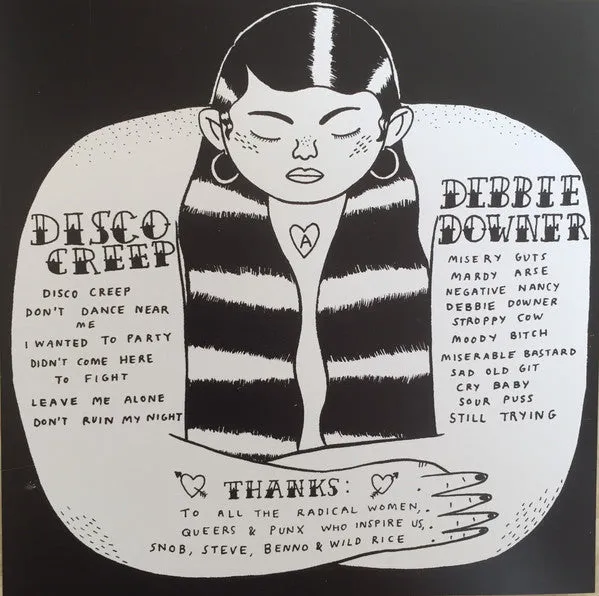 Nachthexen Disco Creep 7" singel brukt rød vinyl