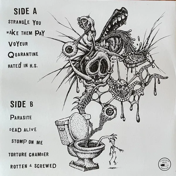 White Stains Make Me Sick vinyl LP brukt svart