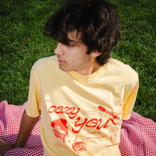 aron! cozy you T-skjorte bomull relaxed fit