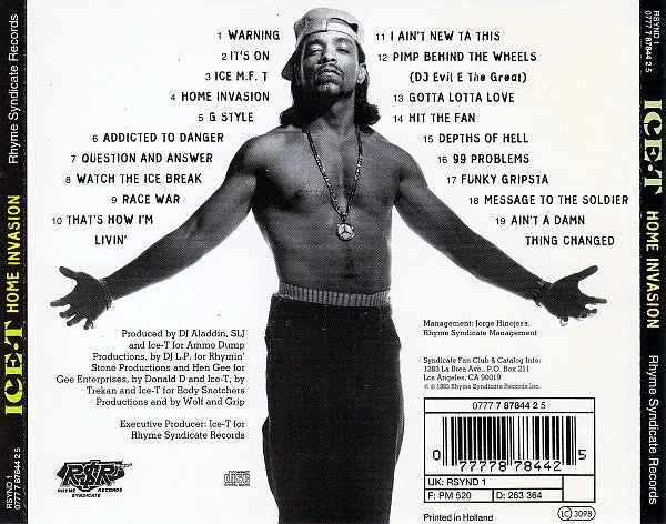 Ice-T Home Invasion CD brukt repress