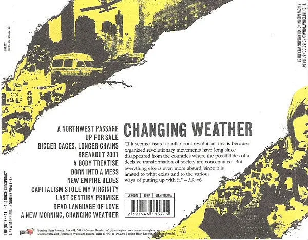 The International Noise Conspiracy A New Morning CD brukt