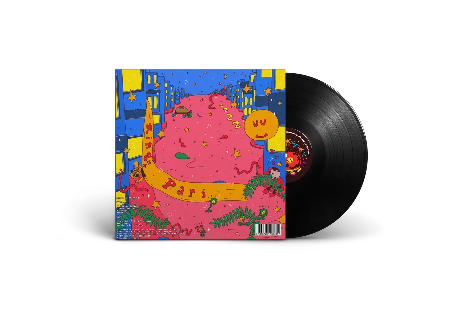 King Pari Mary EP vinylplate svart