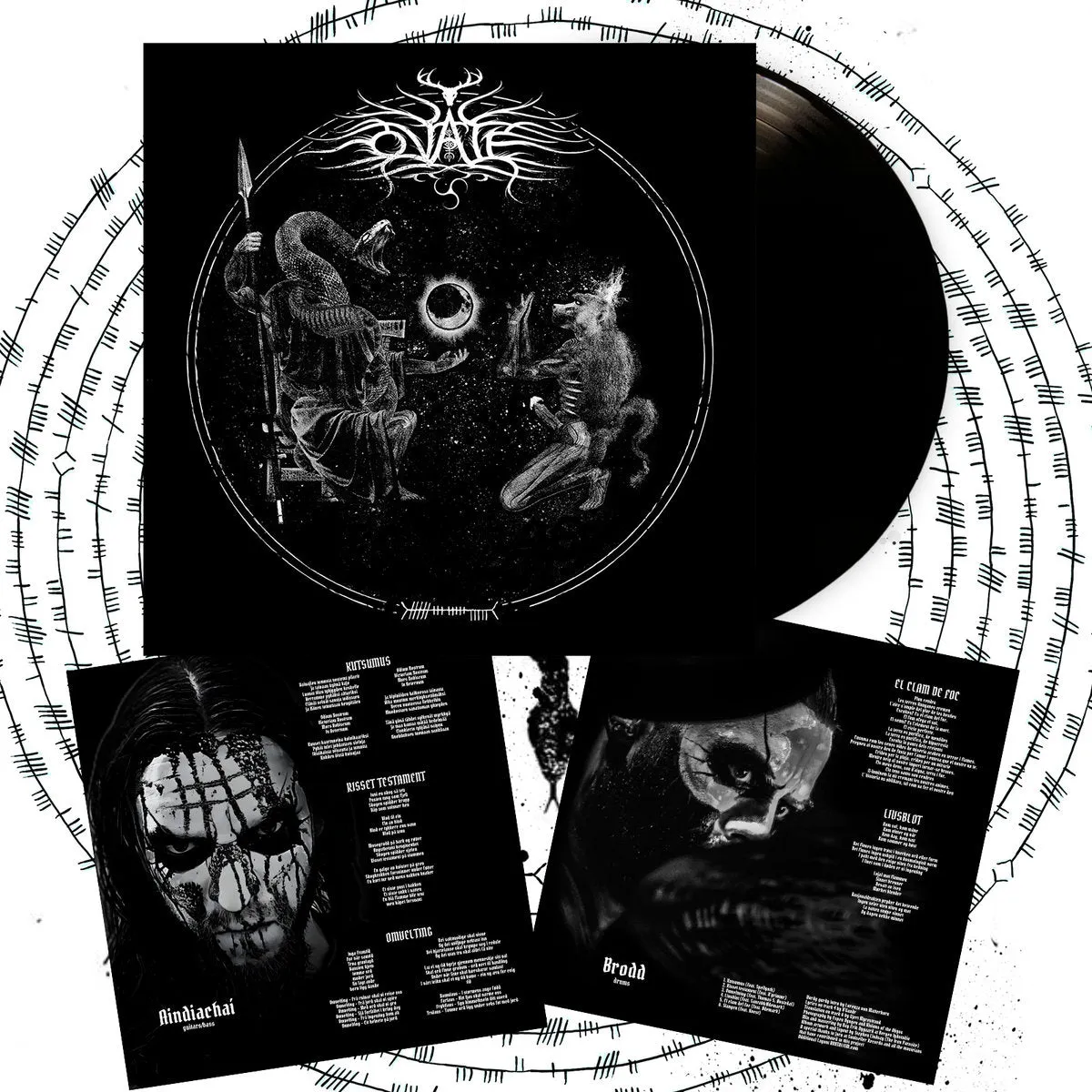 Ovåte Rúin LP svart vinyl preorder