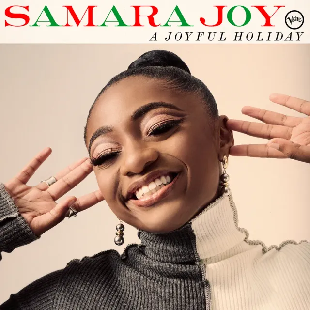 Verve Samara Joy A Joyful Holiday artkort signert