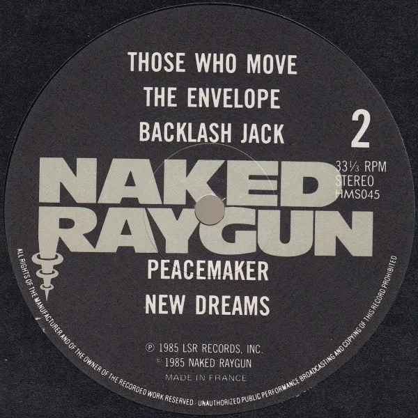 Naked Raygun All Rise LP vinyl brukt post-punk