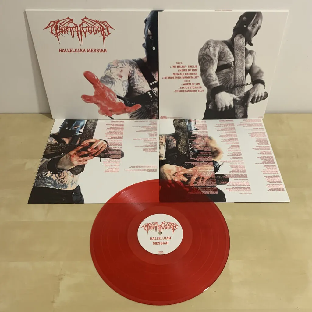 Tsatthoggua Hallelujah Messiah LP vinyl rød 22 min