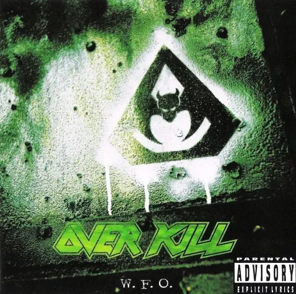 Overkill W.F.O. LP clear marble vinyl thrash metal