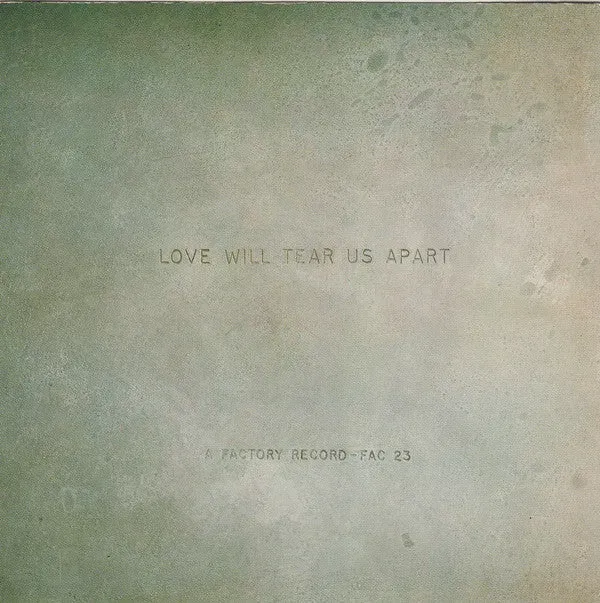 Joy Division Love Will Tear Us Apart 7" vinyl FAC 23 brukt UK