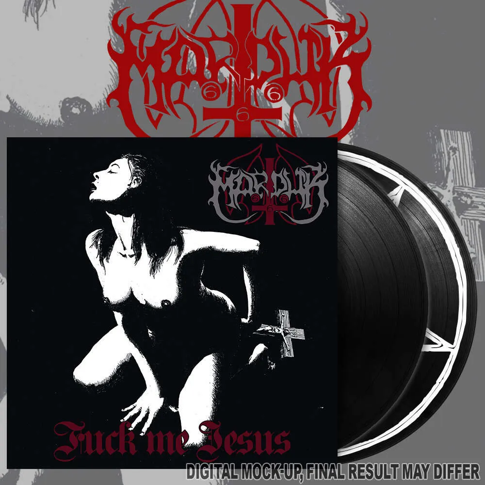 Marduk Fuck Me Jesus MLP svart vinyl 12"