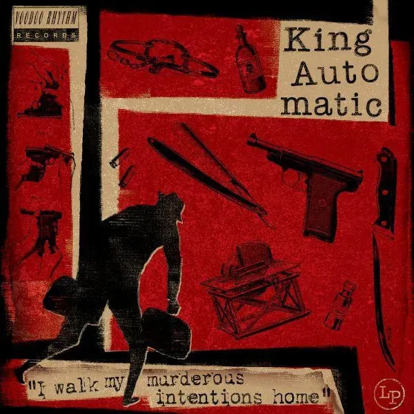 King Automatic Murderous Intentions LP vinyl brukt garasje