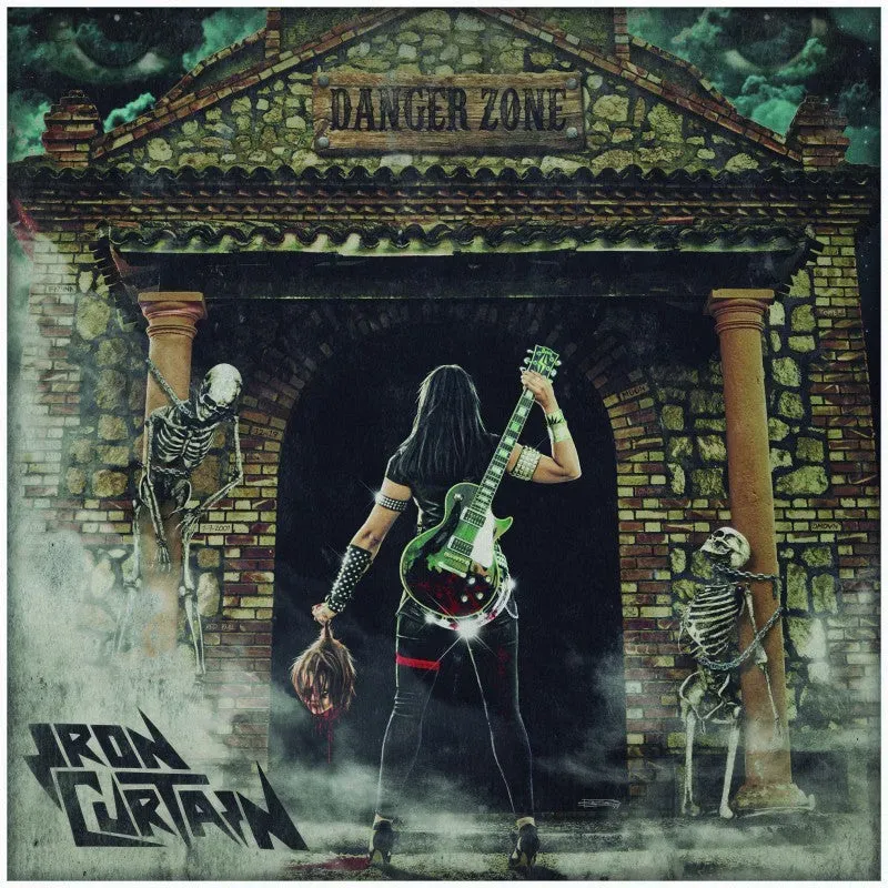 Iron Curtain Danger Zone LP svart vinyl