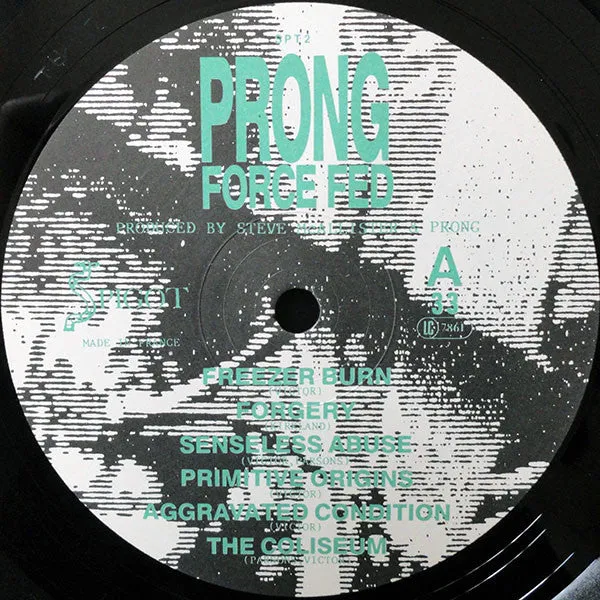 Prong Force Fed LP brukt vinyl album Europa-press