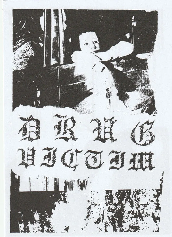 Drug Victim Mongrel 7" vinyl svart brukt