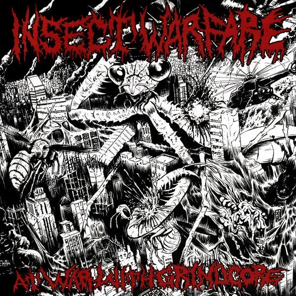 Insect Warfare At War With Grindcore 7" brukt NM