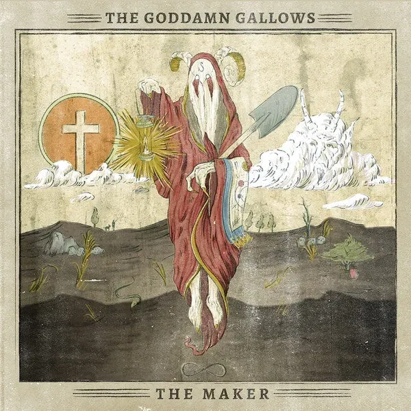 The Goddamn Gallows The Maker LP brukt blå vinyl