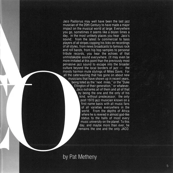 Jaco Pastorius Jaco Pastorius CD album brukt remaster