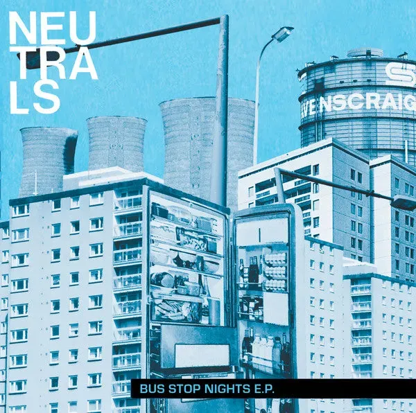 Neutrals Bus Stop Nights EP 7" vinyl blå brukt