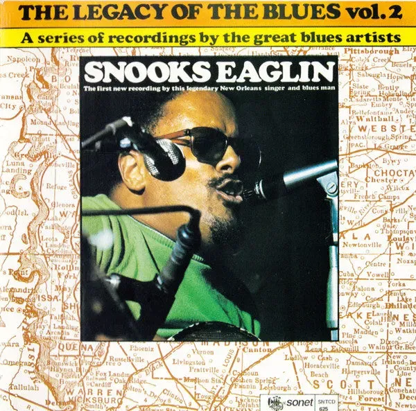 Snooks Eaglin Legacy Of The Blues Vol 2 CD brukt blues