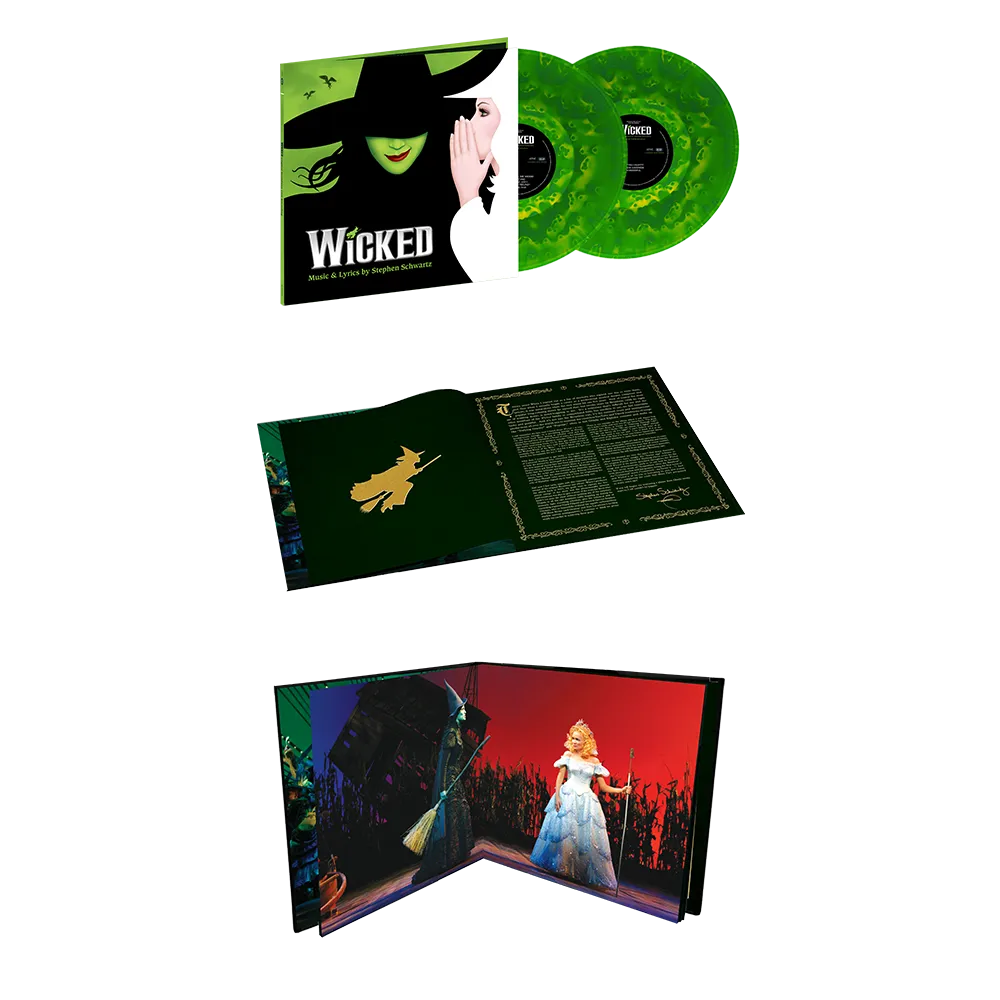 Wicked 20th Anniversary 2LP grønn vinyl booklet