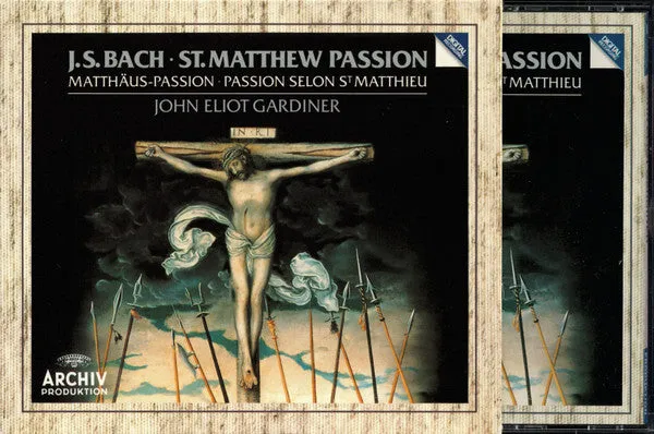 Bach Gardiner Matteuspasjonen 3xCD boks brukt barokk