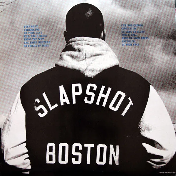 Slapshot Step On It LP brukt hardcore 1988