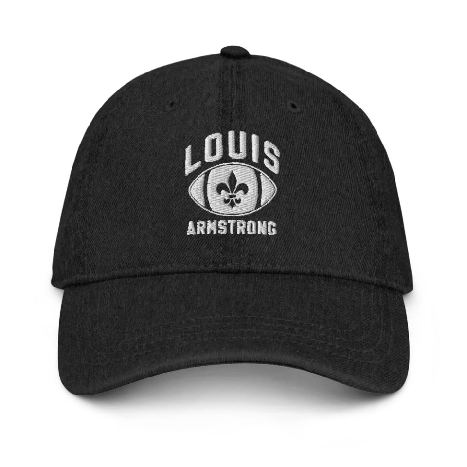 Verve Louis Armstrong denim football caps merch