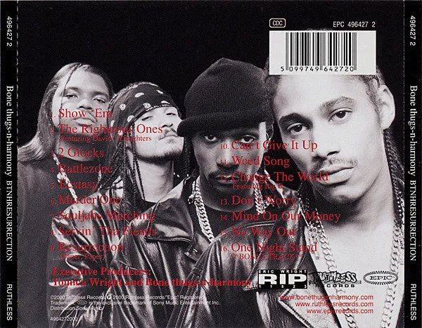 Bone Thugs-N-Harmony BTNHResurrection CD brukt hiphop