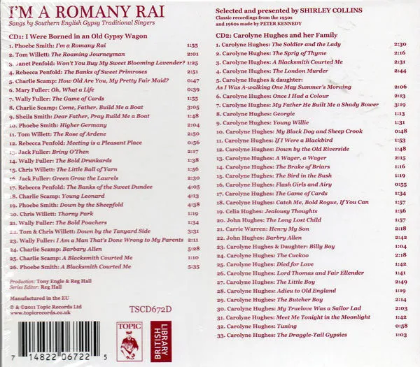 Various I'm A Romany Rai 2xCD CD brukt folk
