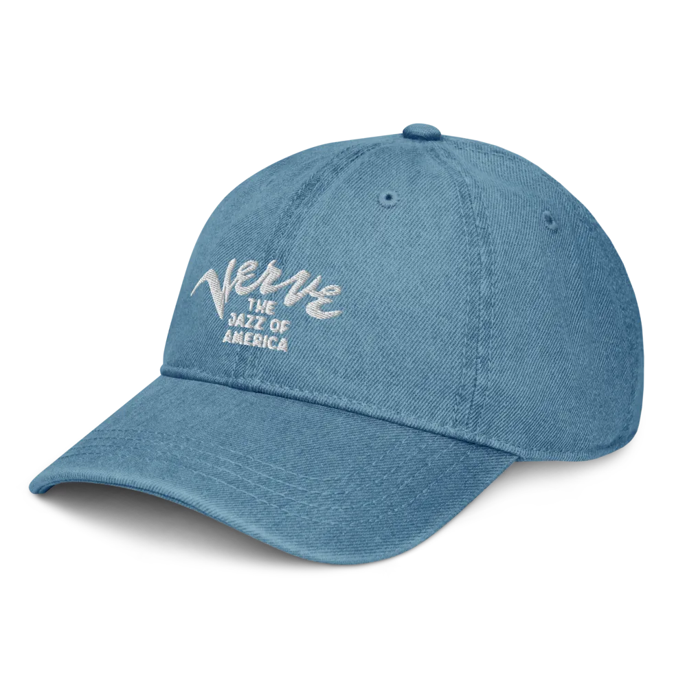 Verve Jazz of America denim caps blå bomull