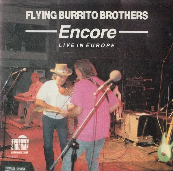 Flying Burrito Brothers Encore Live In Europe CD brukt countryrock