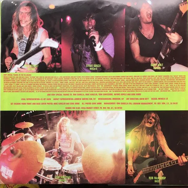 Exodus Fabulous Disaster LP brukt thrash HAU