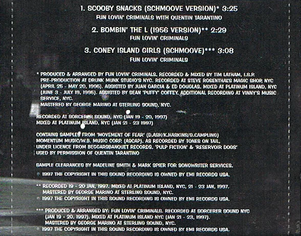 Fun Lovin Criminals 100% Colombian CD album brukt 2CD