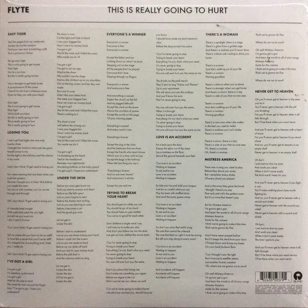 Flyte This Is Really Going To Hurt LP blå vinyl brukt