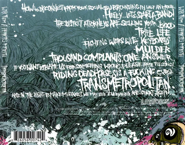 War From A Harlots Mouth Transmetropolitan CD brukt