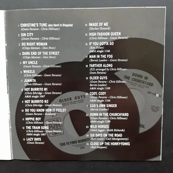 Flying Burrito Bros Sin City Best Of CD brukt countryrock