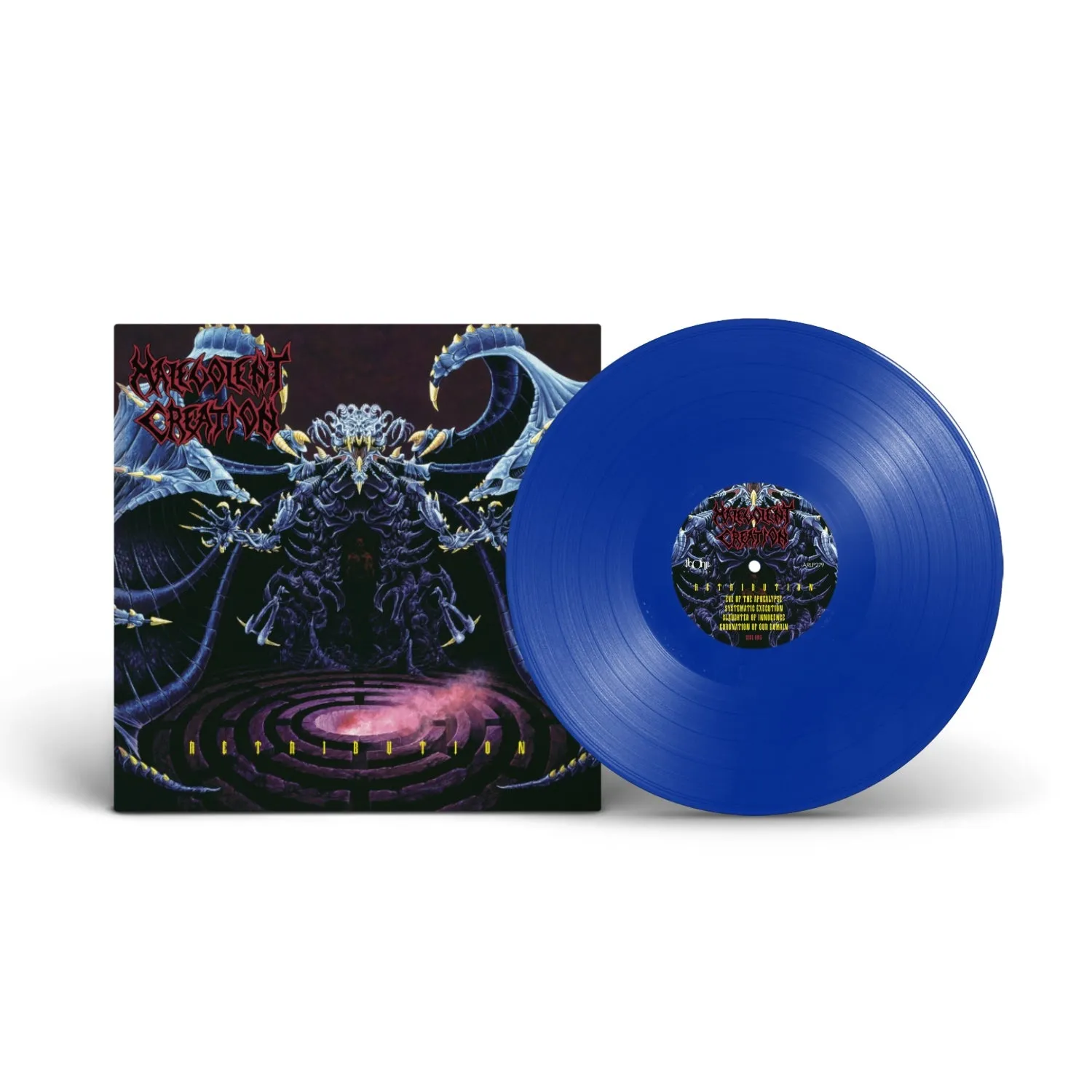 Malevolent Creation Retribution LP blå vinyl